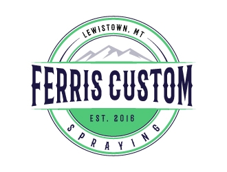 Ferris Custom Spraying, LLC logo design by aryamaity