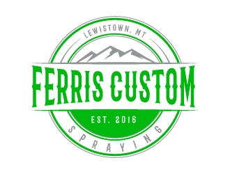 Ferris Custom Spraying, LLC logo design by aryamaity
