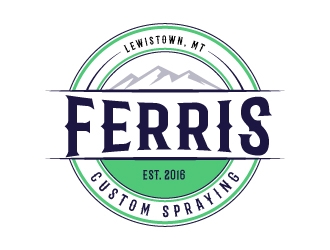 Ferris Custom Spraying, LLC logo design by aryamaity