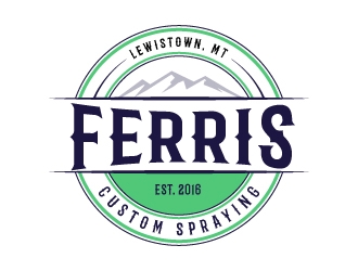 Ferris Custom Spraying, LLC logo design by aryamaity