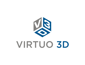 Virtuo 3D logo design by scolessi