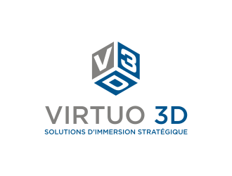 Virtuo 3D logo design by scolessi