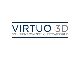 Virtuo 3D logo design by aryamaity