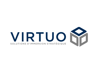 Virtuo 3D logo design by puthreeone