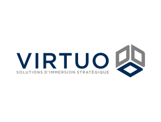 Virtuo 3D logo design by puthreeone