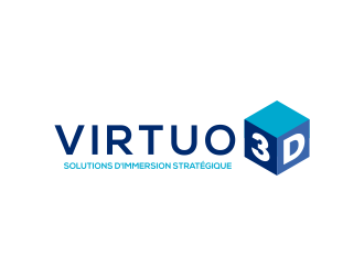 Virtuo 3D logo design by ingepro