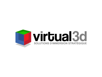 Virtuo 3D logo design by ingepro