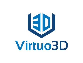 Virtuo 3D logo design by lexipej