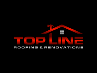 Top Line Roofing & Renovations logo design by salis17