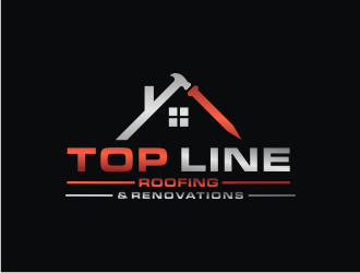 Top Line Roofing & Renovations logo design by bricton