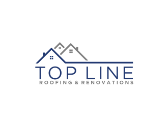 Top Line Roofing & Renovations logo design by bricton