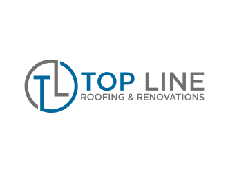 Top Line Roofing & Renovations logo design by rief