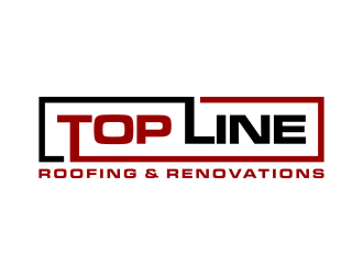 Top Line Roofing & Renovations logo design by p0peye
