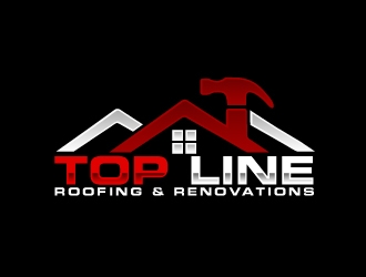 Top Line Roofing & Renovations logo design by AamirKhan