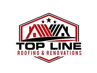 Top Line Roofing & Renovations logo design by AamirKhan