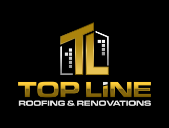 Top Line Roofing & Renovations logo design by ingepro
