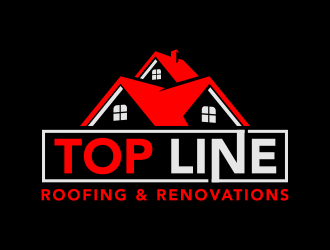 Top Line Roofing & Renovations logo design by ingepro