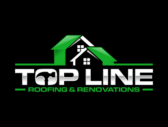 Top Line Roofing & Renovations logo design by ingepro