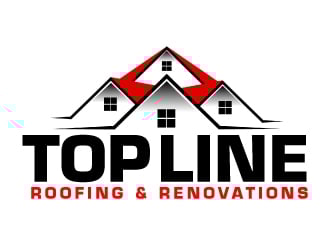 Top Line Roofing & Renovations logo design by AamirKhan
