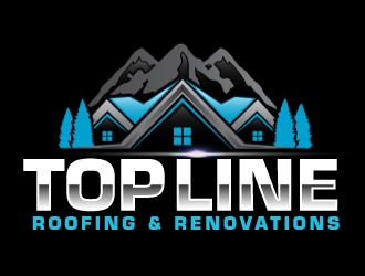 Top Line Roofing & Renovations logo design by AamirKhan