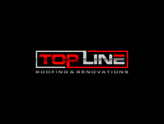 Top Line Roofing & Renovations logo design by haidar