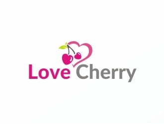 Love Cherry logo design by Ulid
