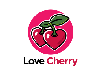 Love Cherry logo design by evdesign