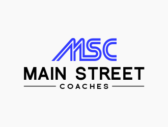 Main Street Coaches logo design by falah 7097