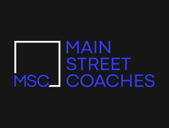 Main Street Coaches logo design by ubai popi