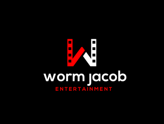 Worm Jacob Entertainment logo design by Rossee