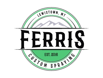 Ferris Custom Spraying, LLC logo design by aryamaity