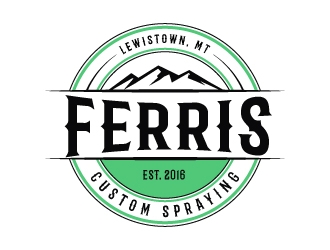 Ferris Custom Spraying, LLC logo design by aryamaity