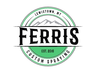 Ferris Custom Spraying, LLC logo design by aryamaity