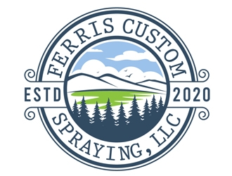 Ferris Custom Spraying, LLC logo design by DreamLogoDesign