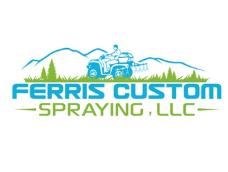 Ferris Custom Spraying, LLC logo design by DreamLogoDesign