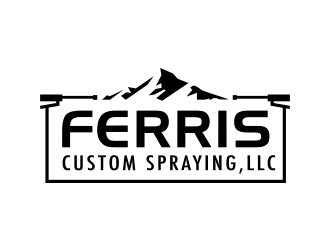 Ferris Custom Spraying, LLC logo design by adm3