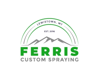 Ferris Custom Spraying, LLC logo design by aryamaity