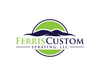 Ferris Custom Spraying, LLC logo design by ubai popi