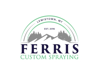 Ferris Custom Spraying, LLC logo design by aryamaity