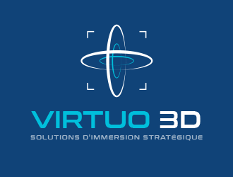 Virtuo 3D logo design by BeDesign