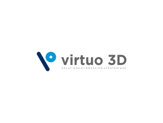 Virtuo 3D logo design by CreativeKiller