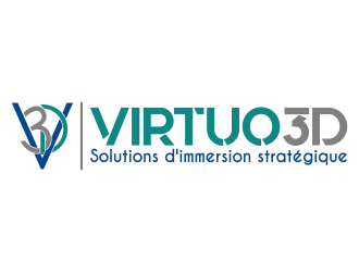Virtuo 3D logo design by bosbejo