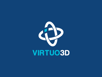 Virtuo 3D logo design by jafar