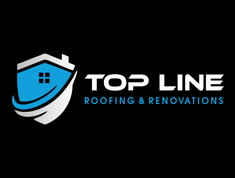 Top Line Roofing & Renovations logo design by JessicaLopes