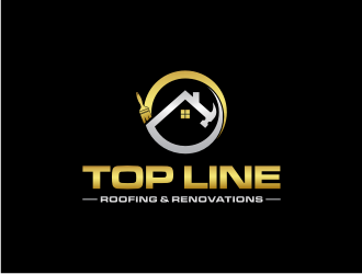 Top Line Roofing & Renovations logo design by Barkah