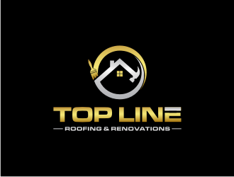 Top Line Roofing & Renovations logo design by Barkah