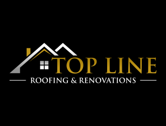 Top Line Roofing & Renovations logo design by ingepro