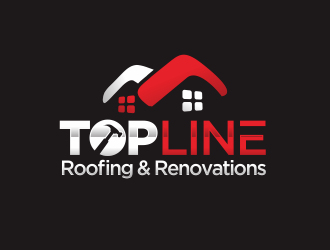 Top Line Roofing & Renovations logo design by YONK