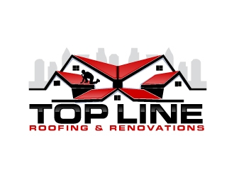 Top Line Roofing & Renovations logo design by AamirKhan