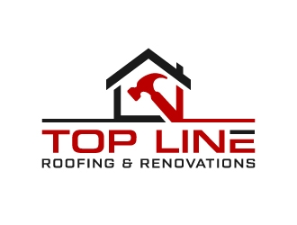 Top Line Roofing & Renovations logo design by akilis13